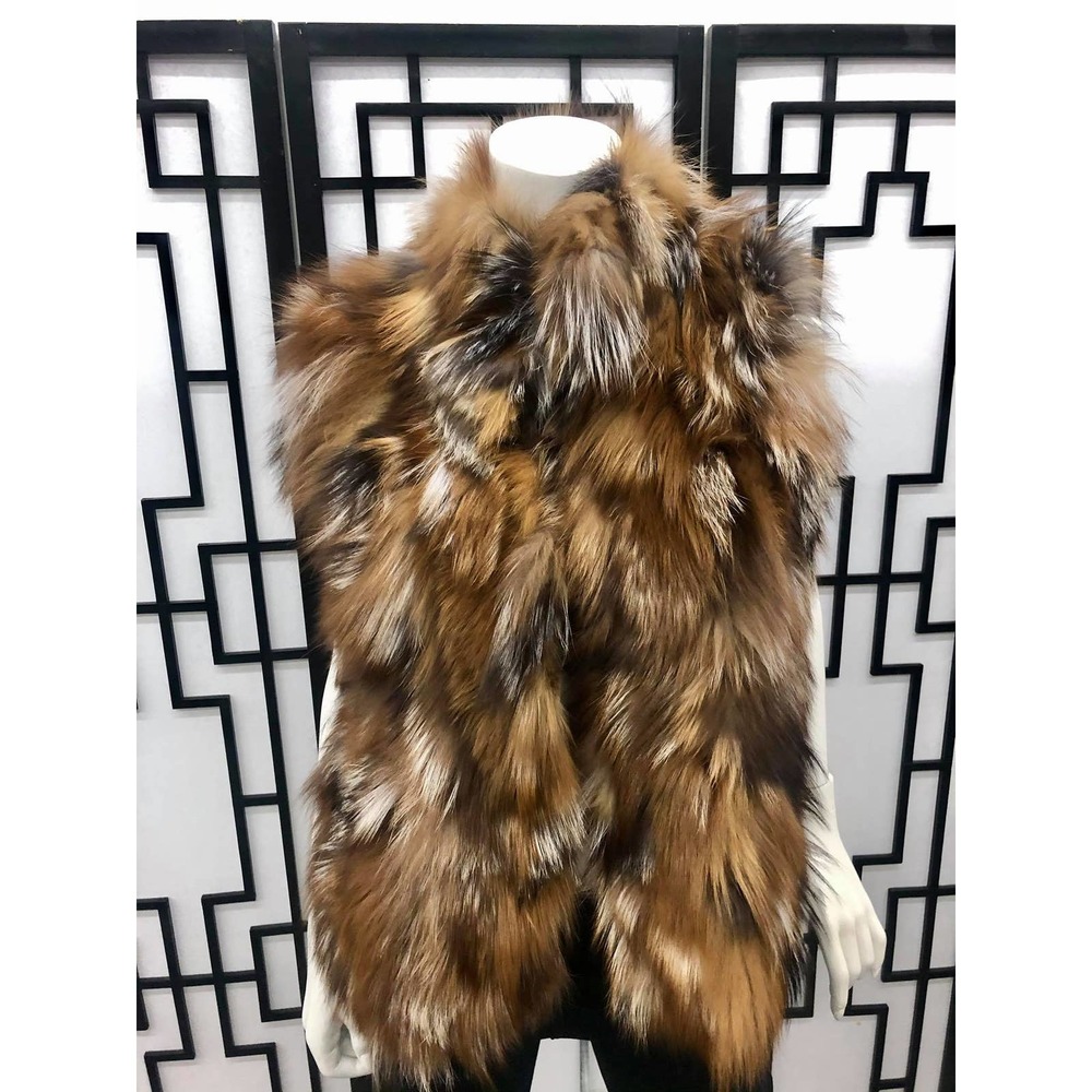 REAL FOX FUR VEST